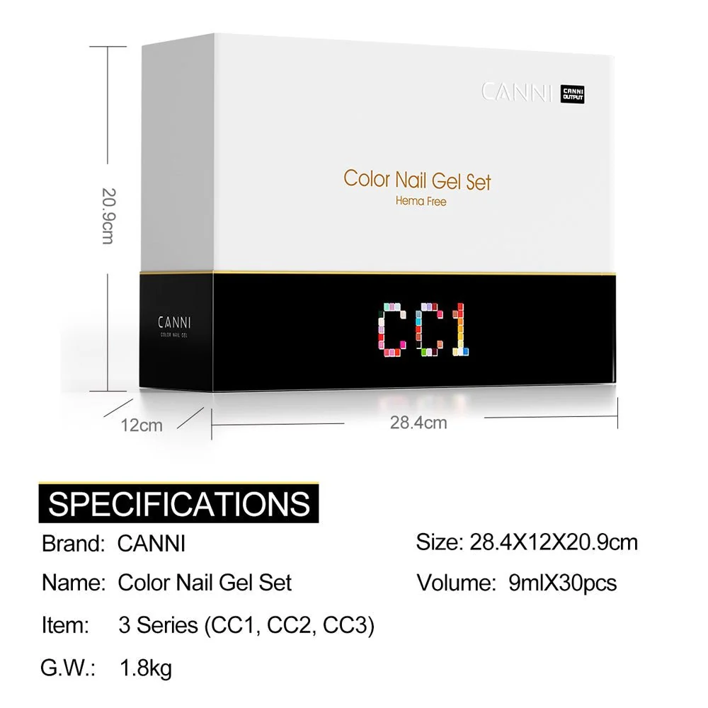 CANNI CC1 box with dimensions 28.4 by 12 by 20.9 centimeters