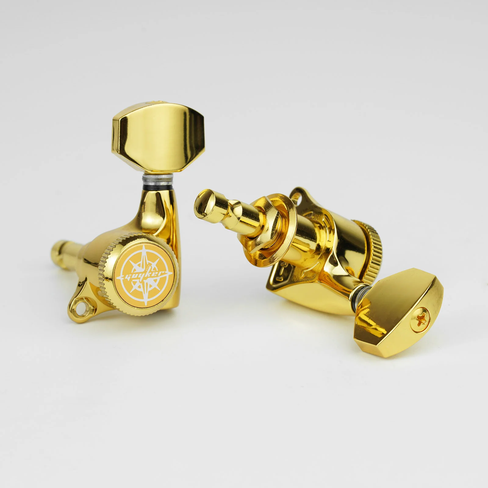 Guyker GK-501D7SP gold locking tuners